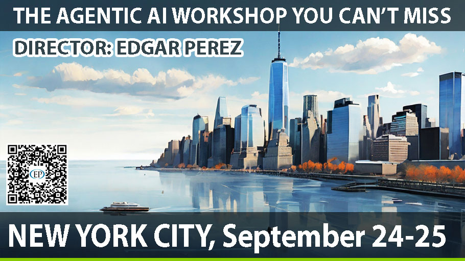 AGENTIC AI WORKSHOP NEW YORK CITY – Global Keynote Speaker Edgar Perez